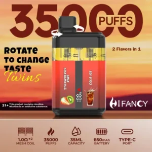 Puff 35k Hifancy 35000 Puffs 2 in 1 Twins